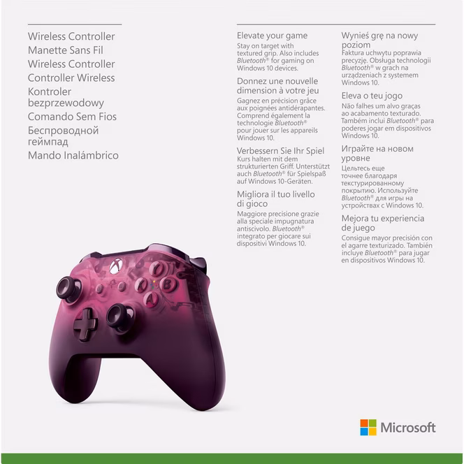 GameStop Microsoft Xbox One Wireless Controller Phantom Magenta Special Edition