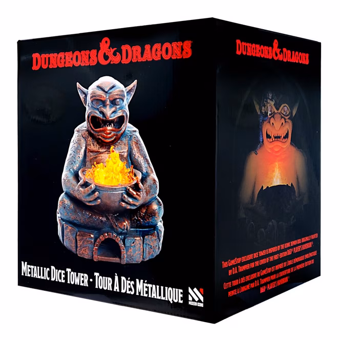 GameStop Dungeons and Dragons Dice Tower in Faux Bronze GameStop Exclusive