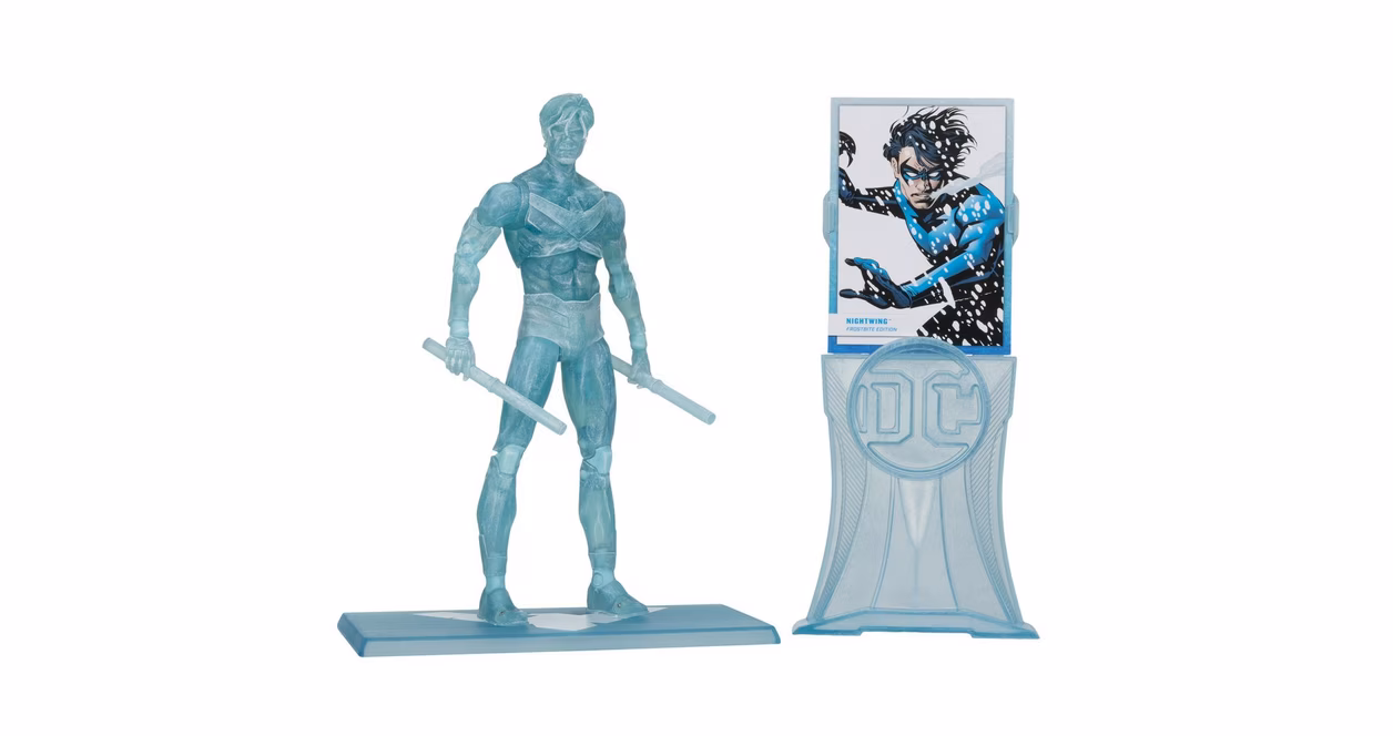 GameStop DC Multiverse Nightwing (Titans) Frostbite Edition Gold Label 7-Inch Action Figure GameStop Exclusive