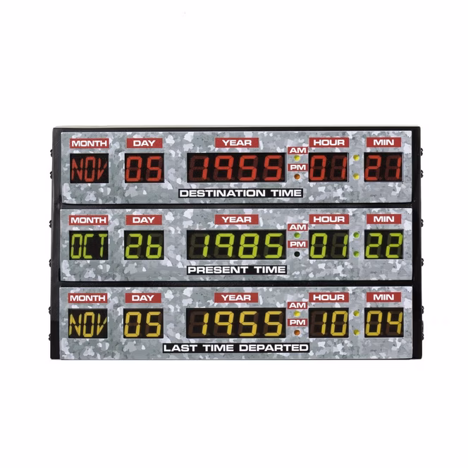 GameStop Numskull Back To The Future DeLorean Time Machine Console 3D Lamp