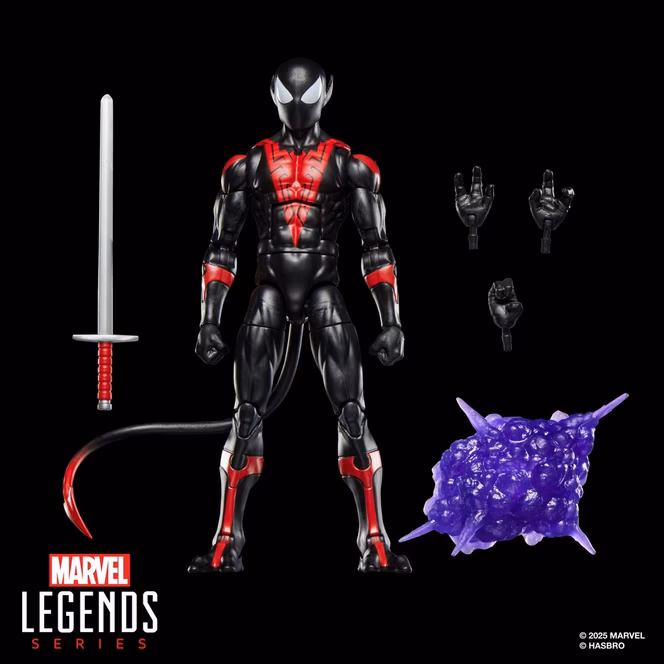 GameStop Marvel Legends Series Uncanny Spider-Man (Nightcrawler) Retro Cardback Comics Action Figure