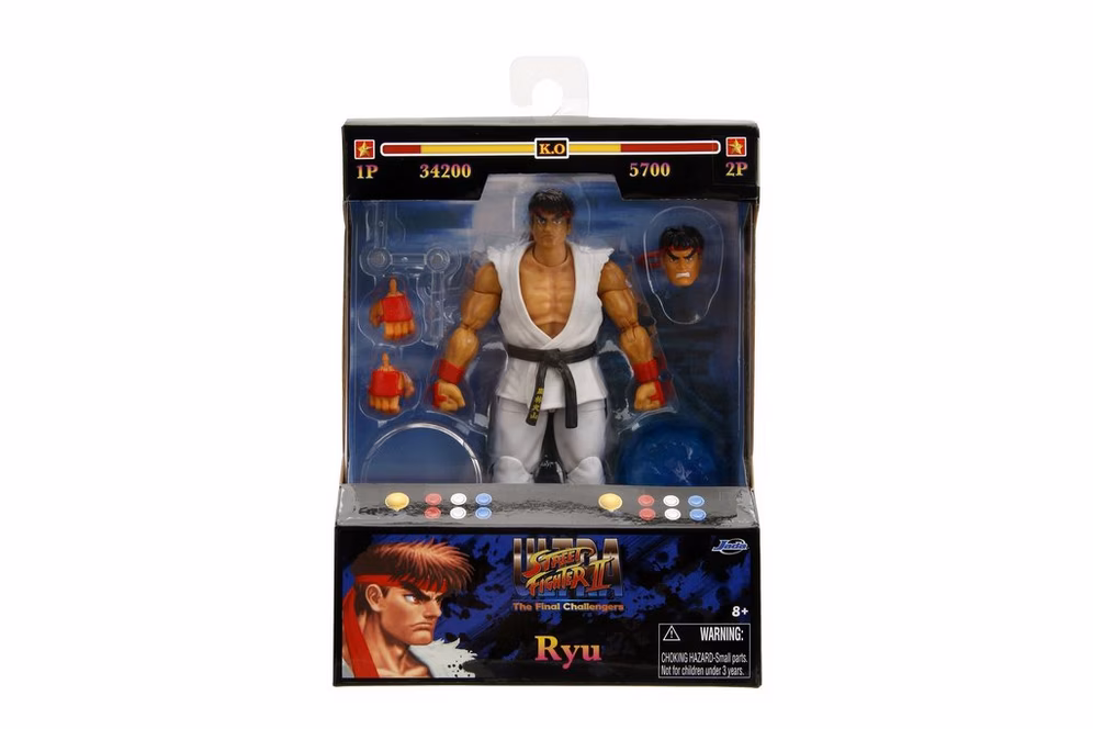 GameStop Jada Toys Street Fighter II Ryu 6-in Action Figure
