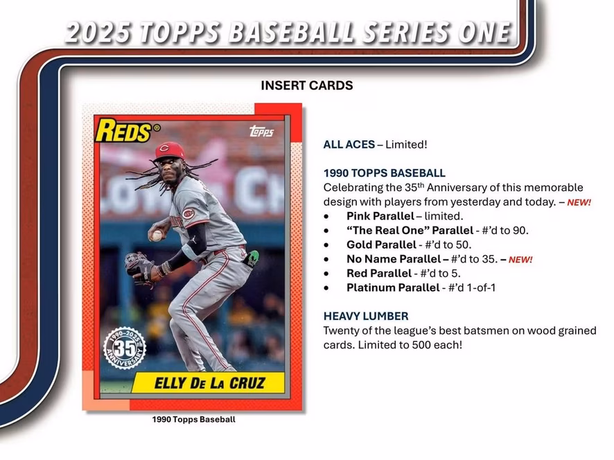 GameStop Topps 2025 MLB Baseball Series 1 Value Box