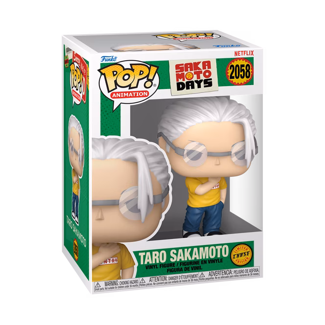 GameStop Funko POP! Animation: Sakamoto Days Taro Sakamoto (or Chase) 4-in Vinyl Figure