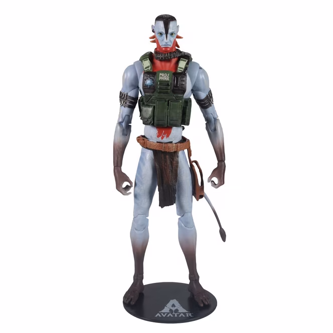 GameStop McFarlane Toys Disney Avatar: Fire and Ash Quaritch (Ash Warrior) 7-in Action Figure