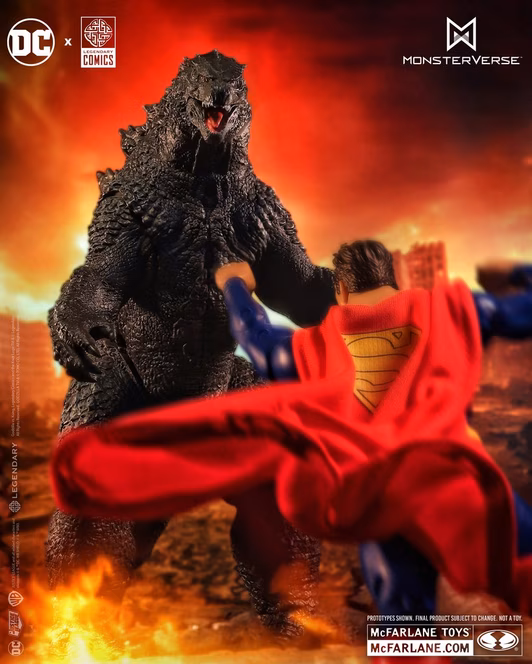 GameStop McFarlane Toys DC Monsterverse Superman vs Godzilla Superman 7-in Action Figure 2-Pack