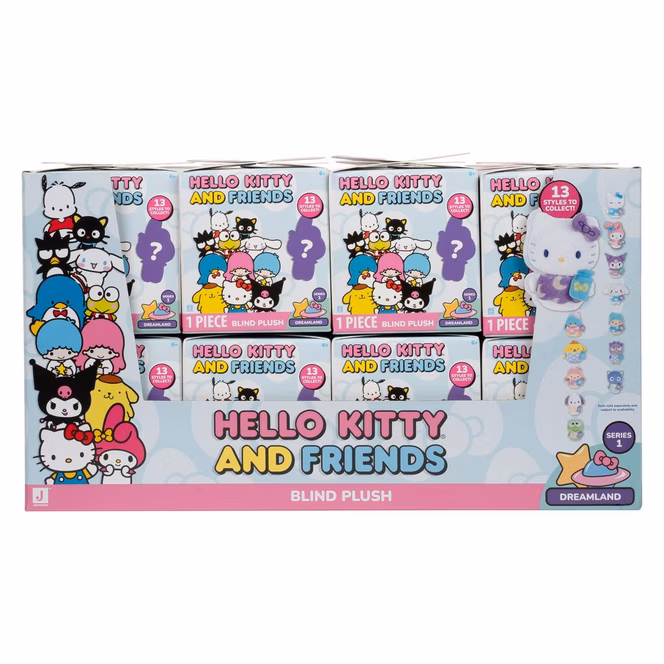 GameStop Jazwares Hello Kitty and Friends Mini 2-in Blind Plush Series 2 (Styles May Vary)