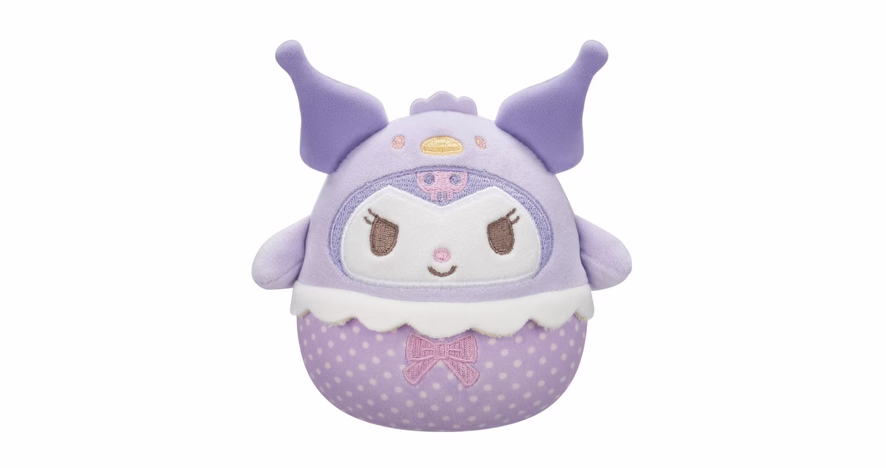 GameStop Squishmallows Sanrio Hello Kitty and Friends Kuromi in Easter Chick Costume 8-n Little Plush