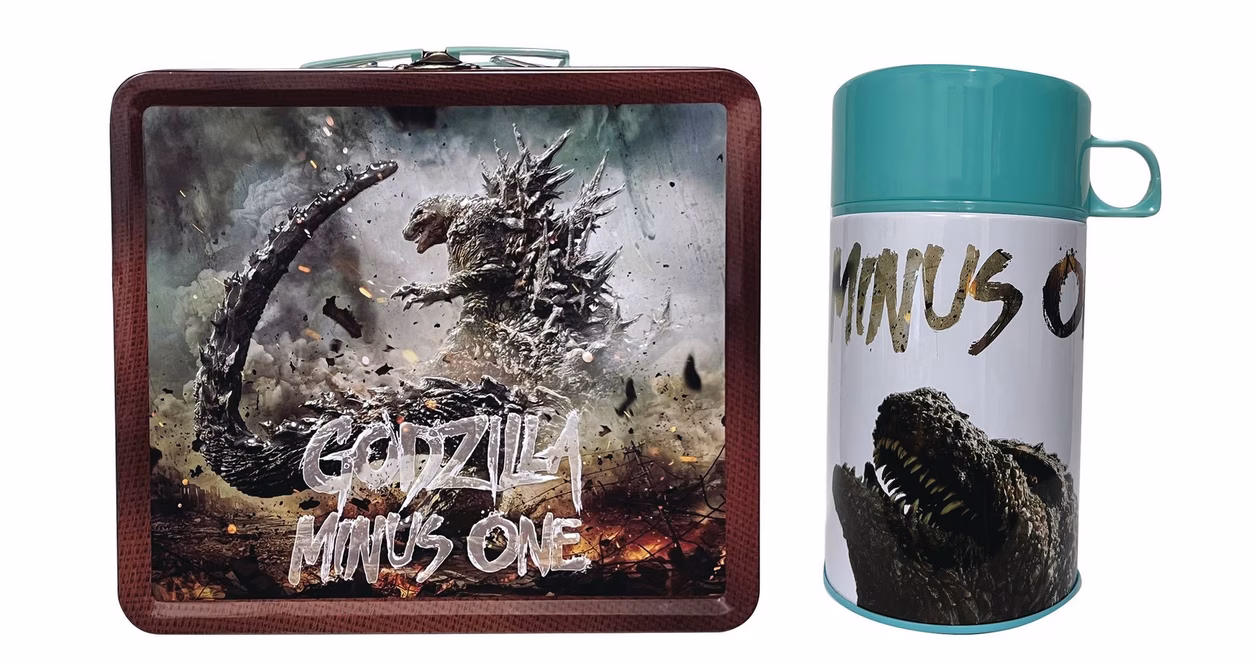 GameStop Tin Titans Godzilla Minus One Lunch Box and Container
