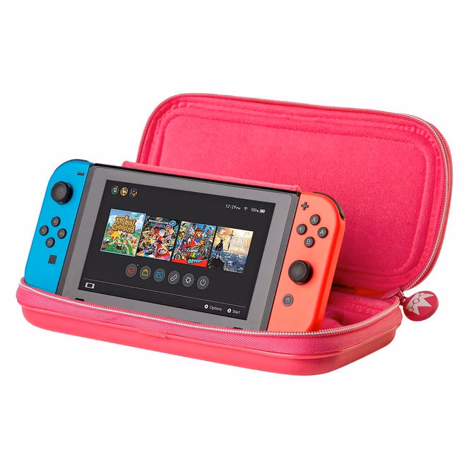 GameStop Nintendo Switch Game Traveler Deluxe Travel Case-Princess Peach Showtime