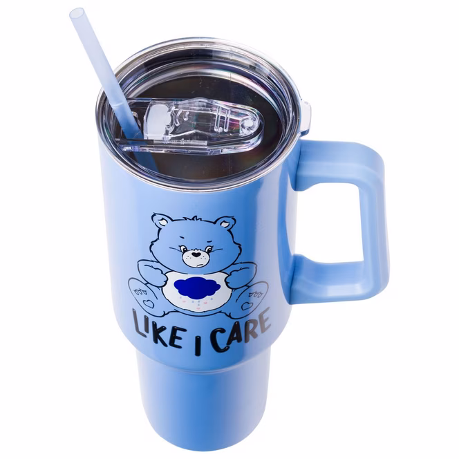 GameStop Care Bear Grumpy Like I Care Stainless Steel 40oz Tumbler