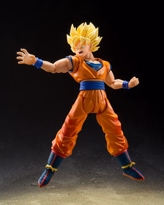 GameStop Bandai Dragon Ball Z Tamashii Nations S.H.Figuarts Super Saiyan Son Goku (The Games Begin) 7.9-in Figure