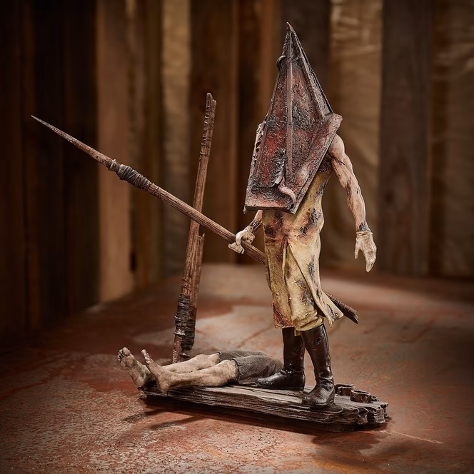 GameStop Numskull Silent Hill 2 Pyramid Head (Red Pyramid Thing) 11.6-in Statue