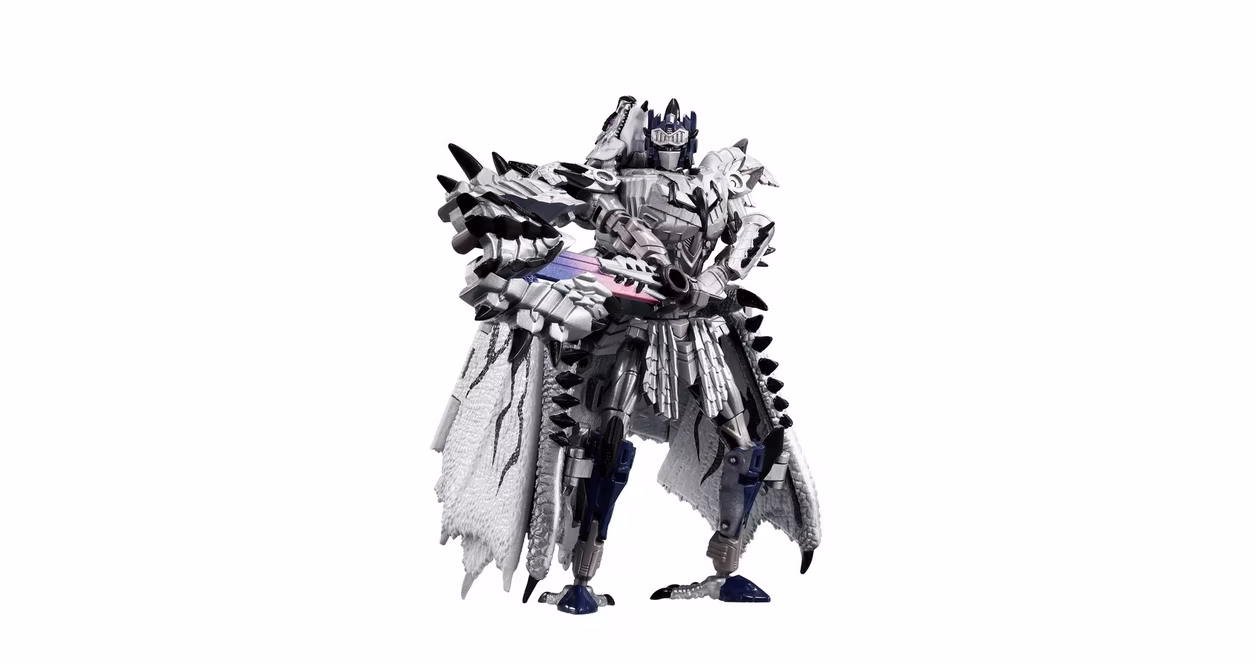 GameStop Hasbro Takara Tomy Transformers X Monster Hunter Silver Rathalos Prime 5.3-in Action Figure