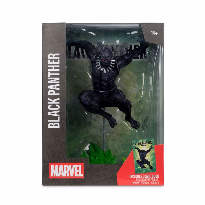 GameStop McFarlane Toys Collection Marvel Comic Black Panther - Black Panther (Issue 1) 1:6th Scale Statue