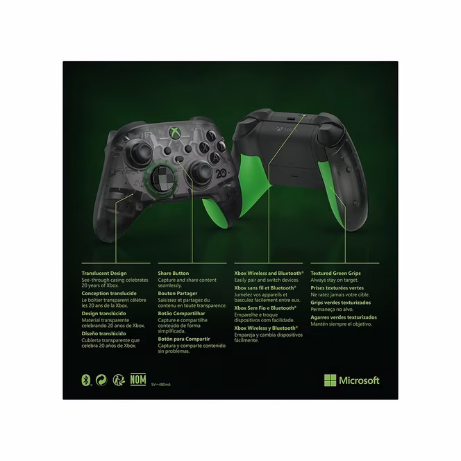 GameStop Microsoft Wireless Controller for Xbox Series X 20th Anniversary Special Edition