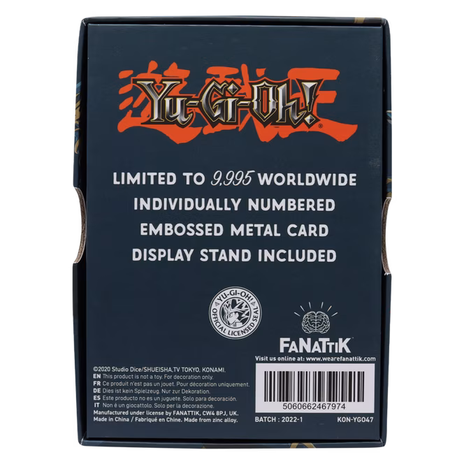 GameStop Yu-Gi-Oh! Limited Edition Dark Paladin Metal Card