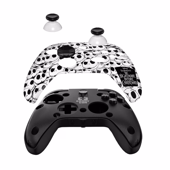 GameStop CANDY CON x Disney The Nightmare Before Christmas Jack Skellington Combo Pack Controller Kit GameStop Exclusive