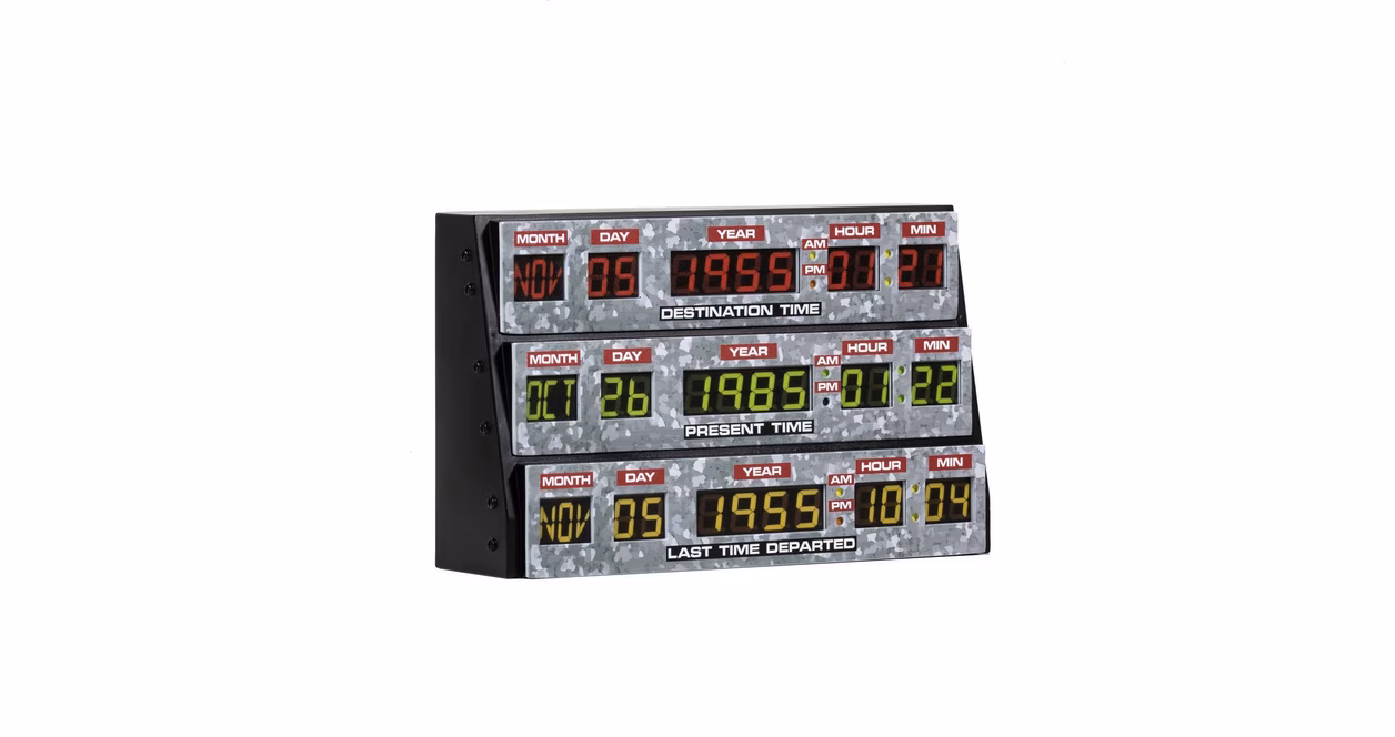 GameStop Numskull Back To The Future DeLorean Time Machine Console 3D Lamp