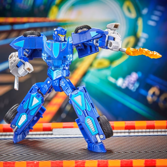 GameStop Hasbro Transformers  Deluxe Class Hot Wheels x Transformers Twin Milla 5-In Action Figure