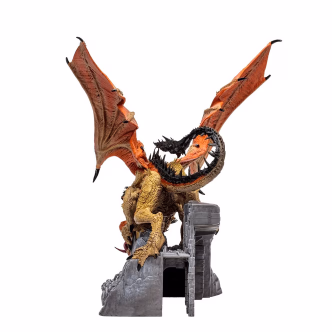 GameStop McFarlane Toys Dragons Series 8 Gold Label Tora (Berserker Clan) 11-in Statue