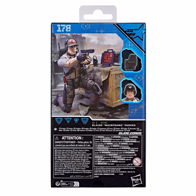 GameStop Hasbro G.I. Joe Classified Series Blaine (Mainframe) Parker 6-in Action Figure