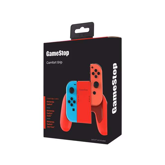 GameStop Gamestop JoyCon Grip for Nintendo Switch - Red