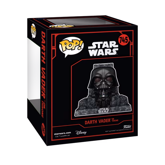 GameStop Funko POP! Deluxe: Star Wars Darkside Vader Throne 4.5-in Vinyl Figure