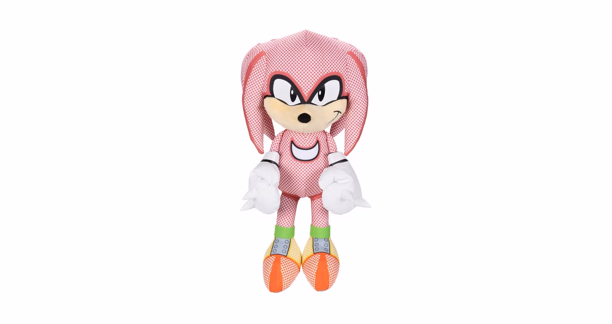 GameStop Jakks Pacific Sonic the Hedgehog Knuckles 15-in Plush Comic Con 2024 Exclusive