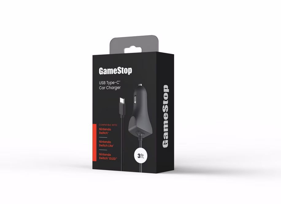 GameStop GameStop Car Charger for Nintendo Switch