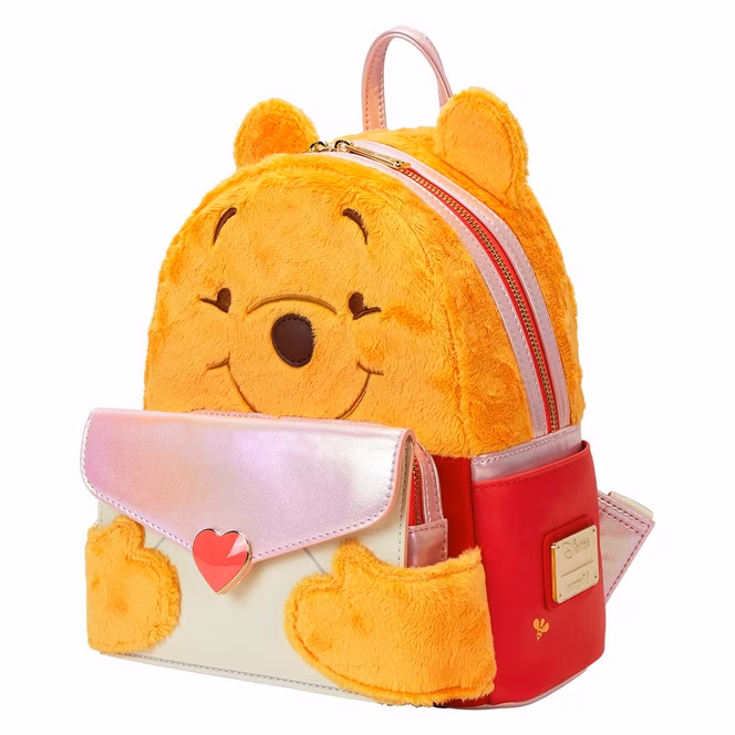 GameStop Loungefly Disney Winnie the Pooh and Piglet Love Letter Cosplay Mini Backpack