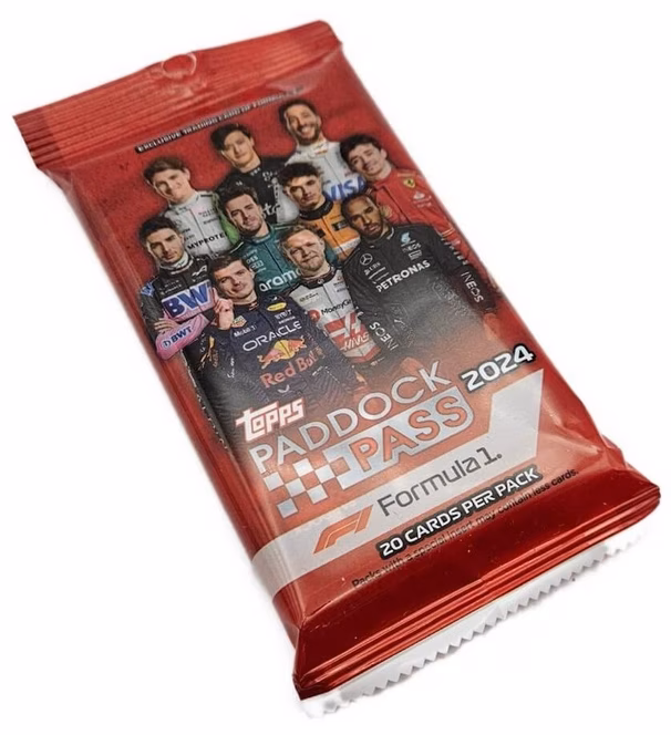 GameStop 2024 Topps Paddock Pass Formula 1 Racing Fat Pack