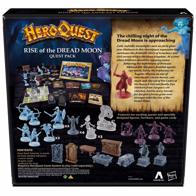 GameStop HeroQuest Rise of the Dread Moon Quest Pack