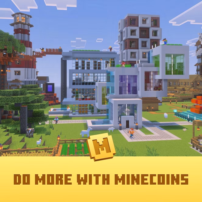 GameStop Minecraft: Minecoins Pack: 1720 Coins (Digital Code) - Android, iOS, Nintendo Switch, Xbox One, Xbox Series X/S and PC