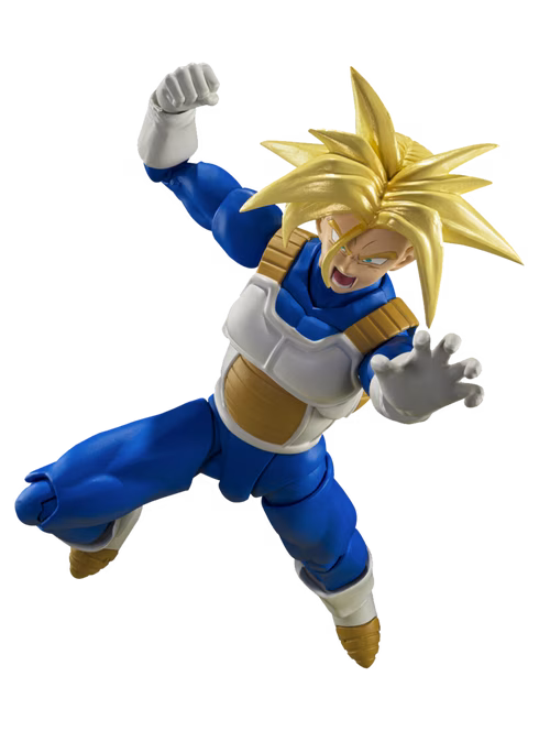 GameStop Bandai S.H. Figuarts Dragon Ball Z Super Saiyan Trunks (Infinite Latent Super Power) 5.5-in Figure