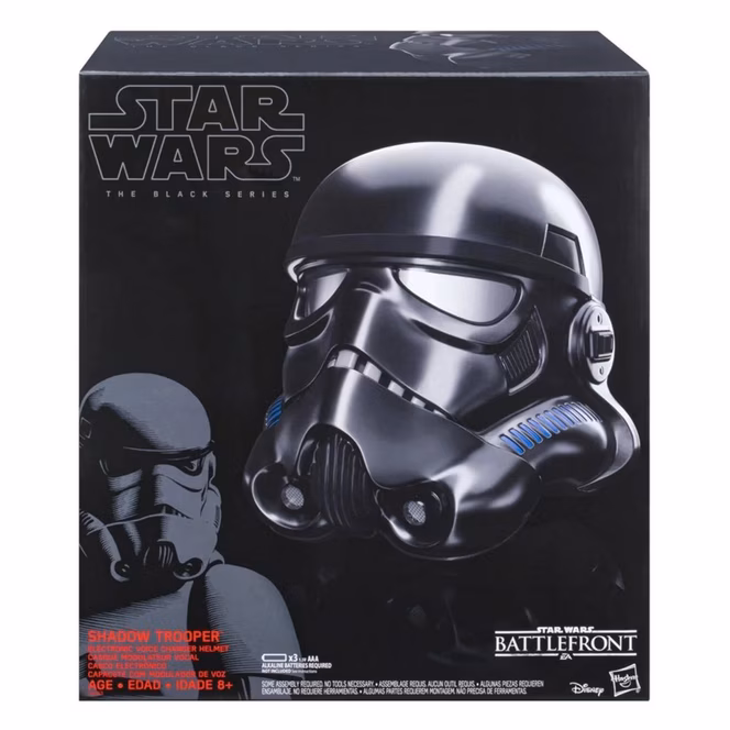 GameStop Hasbro Star Wars The Black Series Shadow Trooper Electronic Voice-Changing Helmet