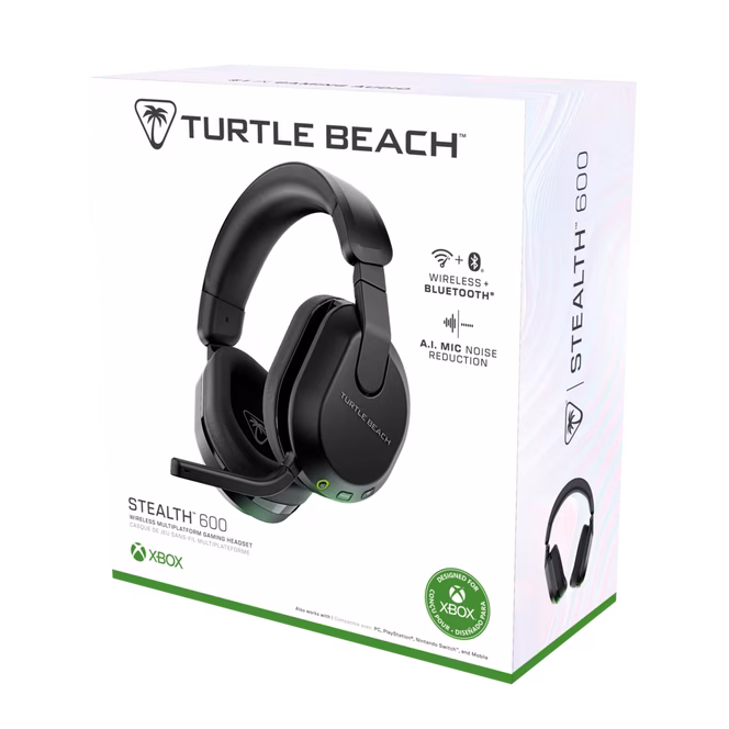 GameStop Turtle Beach Stealth 600 Wireless Amplified Gaming Headset for Xbox Series X/S, Xbox One - Black