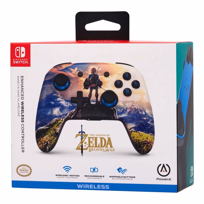 GameStop PowerA Enhanced Wireless Controller for Nintendo Switch - Kingdom of Hyrule