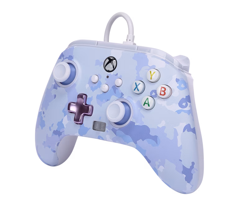 GameStop PowerA Enhanced Wired Controller for Xbox Series X|S - Purple Camo