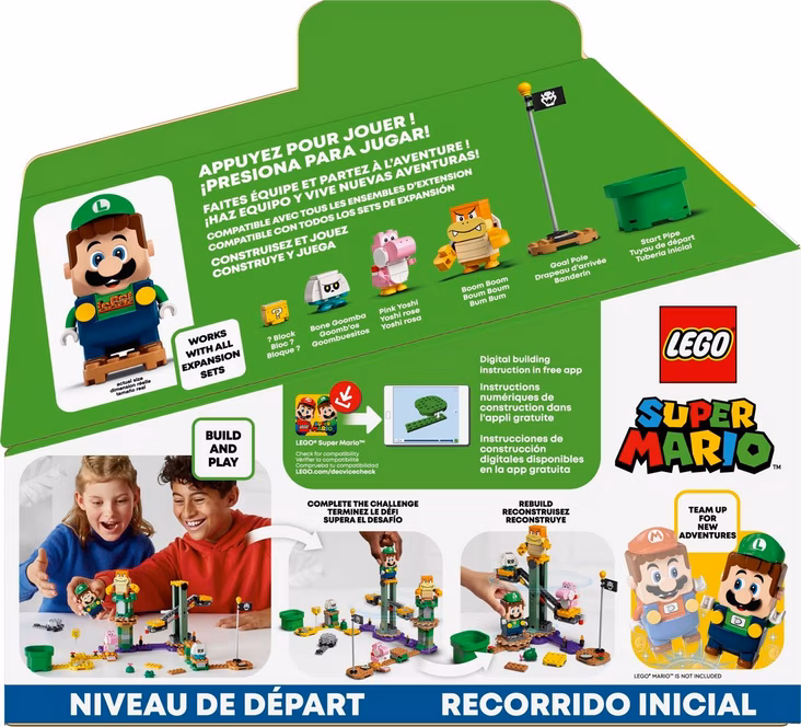 GameStop LEGO Super Mario Adventures with Luigi Starter Course 71387 Building Kit