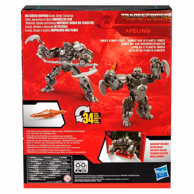GameStop Hasbro Transformers Toys Studio Series Leader Class Transformers: Rise Of The Beasts Apelinq 8.5-in Action Figure