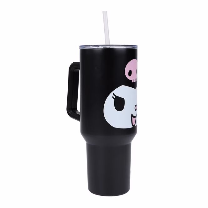 GameStop Kuromi Big Face 40 oz Stainless Steel Tumbler