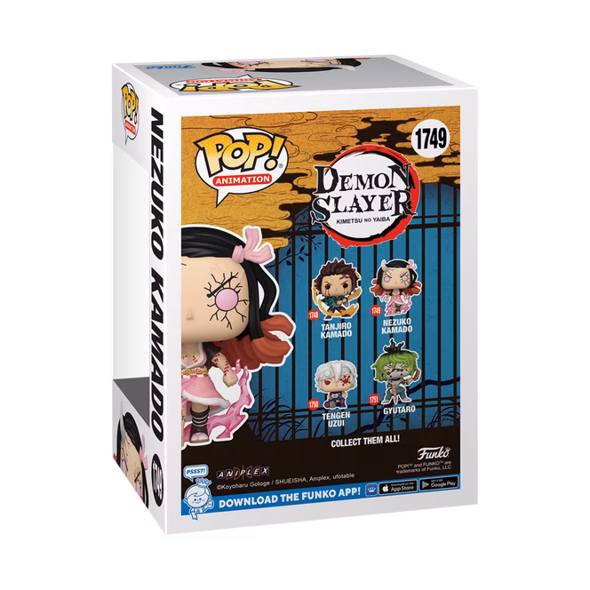 GameStop Funko Pocket POP!: Demon Slayer: Kimetsu no Yaiba Nezuko(Demon Form) 4-in Vinyl Figure