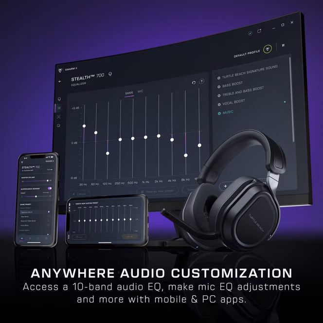 GameStop Turtle Beach Stealth 700 Gen 3 Wireless Black Gaming Headset - PlayStation 5