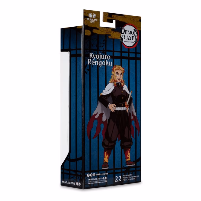 GameStop McFarlane Toys Demon Slayer: Kimetsu No Yaiba Kyojuro Rengoku 7-in Action Figure