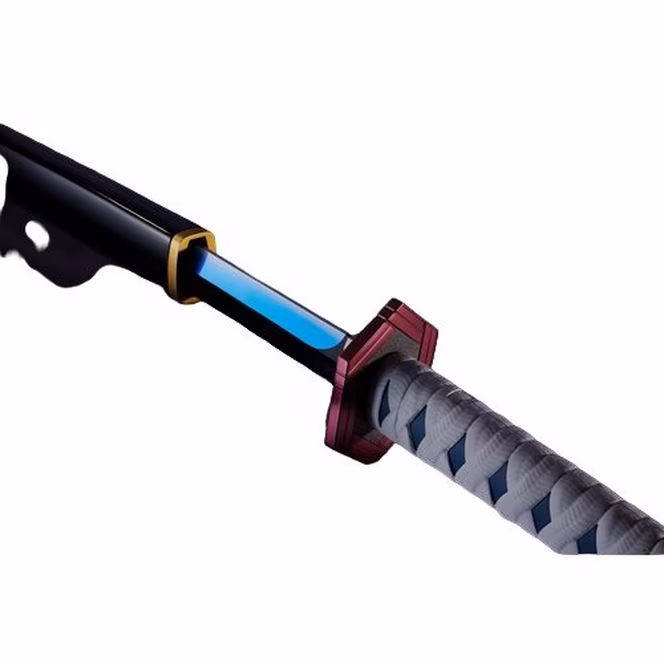 GameStop Bandai Demon Slayer Tamashii Nations Giyu Tomioka Nichirin Sword Proplica
