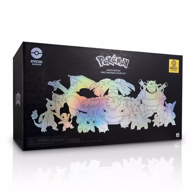 GameStop Jazwares Pokemon Special Series Kanto First Partner Figure Set