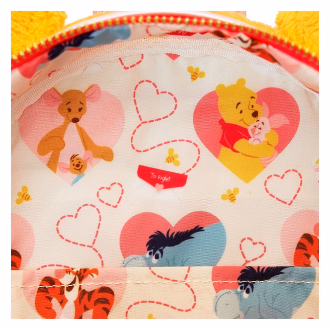 GameStop Loungefly Disney Winnie the Pooh and Piglet Love Letter Cosplay Mini Backpack