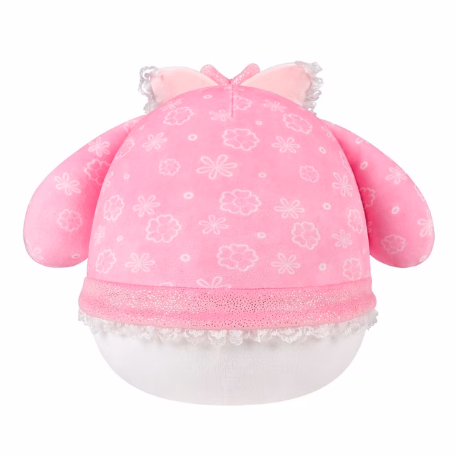 GameStop Squishmallows Sanrio Hello Kitty and Friends My Melody (50th Anniversary) with Floral Hood 8-in Little Plush