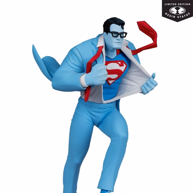 GameStop McFarlane Toys DC Direct Superman by Clayton Henry (Superman Red and Blue)  Limited Edition 1:10 Scale Resin Statue